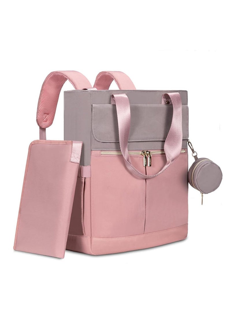 general A must-have for mums and babies on the go! Large capacity lightweight nappy tote / backpack with multiple compartments + portable design. 
