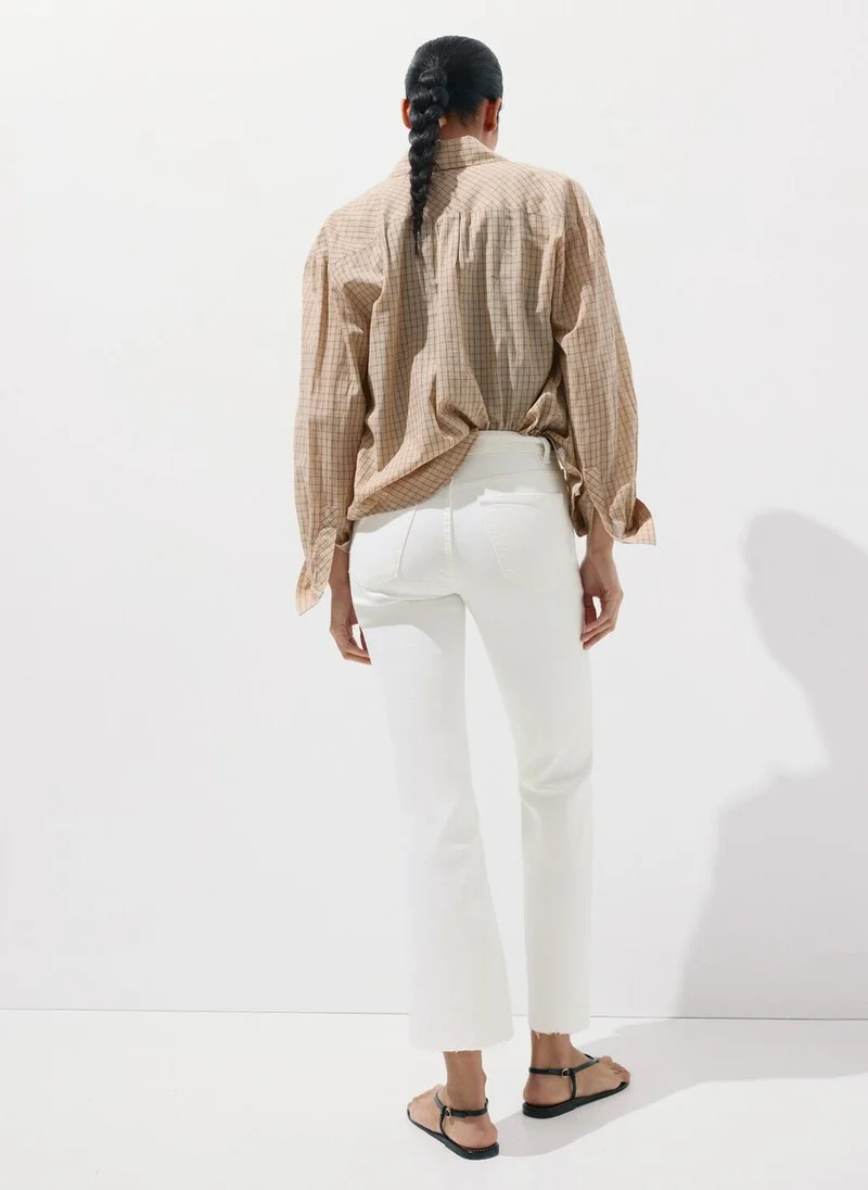 مانجو Sienna Flared Cropped Jeans