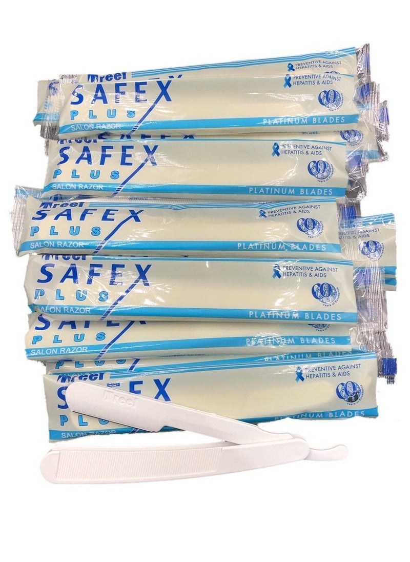 Safex 25 Shaving Razor Blades Plus For Defining Beard Hair  - Image 1