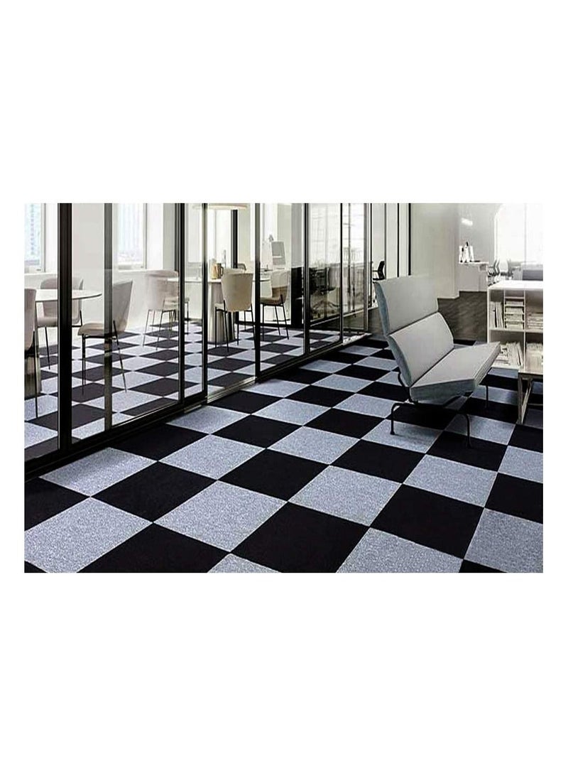 Cool Baby COOLBABY Self-Adhesive Carpet Tiles - Easy to Install, Mix & Match Colors, Ribbed Texture - 10 Tiles(30x30CM, Square, Black）  - Image 5