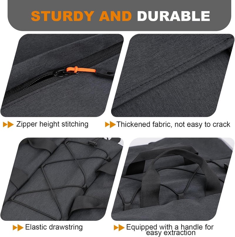 NDakter Bike Panniers, 35L Waterproof Panniers Bike Saddle Bags for Rear Rack, Expandable Double Bicycle Trunk Bag with Reflective Strips,E-bike Accessories for Commute and Mountain Cycling Travel - Image 4