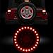 RT-TCZ RT-TCZ Spare Tire Brake Light Wheel Light 3rd Third Tail Light LED Ring for Jeep Wrangler 2007-2019 JK JKU JL,Red Light - Image 2