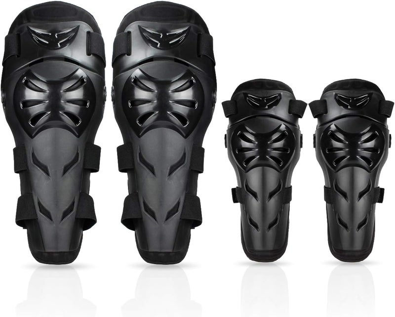 GuTe 4Pcs Protective Knee and Elbow Pads Set for Motorcycle Gear - Image 1