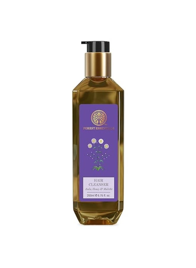 Forest Essentials Hair Cleanser Amla, Honey & Mulethi 200ml (Shampoo) & Forest Essentials Revitalising Kashmiri Walnut Gel Scrub|Revitalising Exfoliation|Unisex Face Scrub| 50 g - Image 2