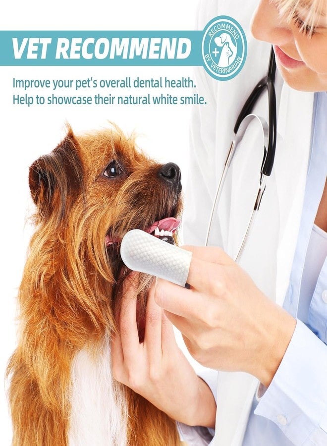 JD PRO Pet Teeth Cleaning Finger Wipes for Dogs & Cats | 50 Count | Fresh Breath, Plaque & Tartar Removal | Soft Non-Woven Finger Wipes | Gentle Oral Care for Pets | Unscented & Safe. - Image 4
