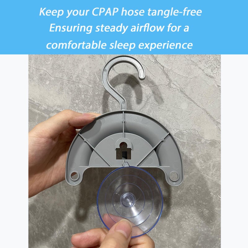 Resdolf CPAP Hose Hanger for Tube and Mask â€“ Universal Fit for All Tubings â€“ Convenient Holder for Easy Drying & Cleaning(Grayï¼‰ - Image 5