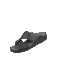 barjeel uno 008-3717 Barjeel Uno Mens Arabic Sandals BS 36 Black  - Image 1