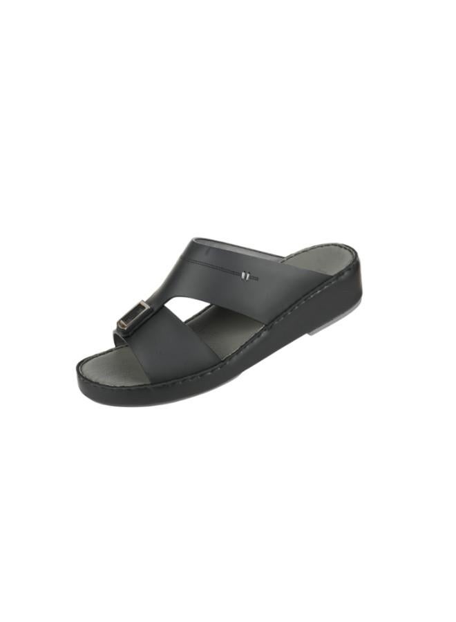 barjeel uno 008-3717 Barjeel Uno Mens Arabic Sandals BS 36 Black  - Image 1