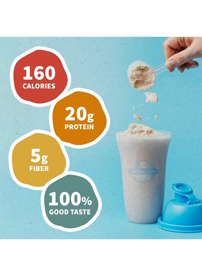 جاردن أوف لايف مسحوق بروتين كريمي بنكهة الفانيليا من جاردن أوف لايف + حليب الشوفان 20 غرام، بروتين نباتي عضوي، ماء جوز الهند، دهون متوسطة السلسلة متوسطة السلسلة، حبوب منبتة، بريبيوتيك، بروبيوتيك - غير معدل وراثيًا، خالٍ من الغلوتين، 1.90 رطل - Image 1