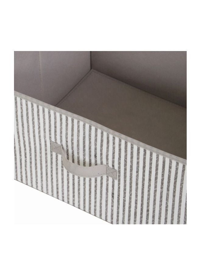 Closet Storage Boxes for Shelves, Decorative Wardrobe Organizers and Storage for Clothes, Pretty Storage Boxes for Organizing Bedroom Grey - Image 4