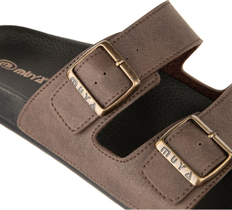 MUYA Orthopedix Nova Anatomical Four Seasons Double Buckled Men's Slippers 31410