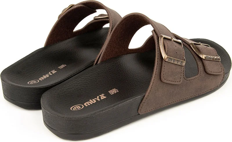 MUYA Orthopedix Nova Anatomical Four Seasons Double Buckled Men's Slippers 31410