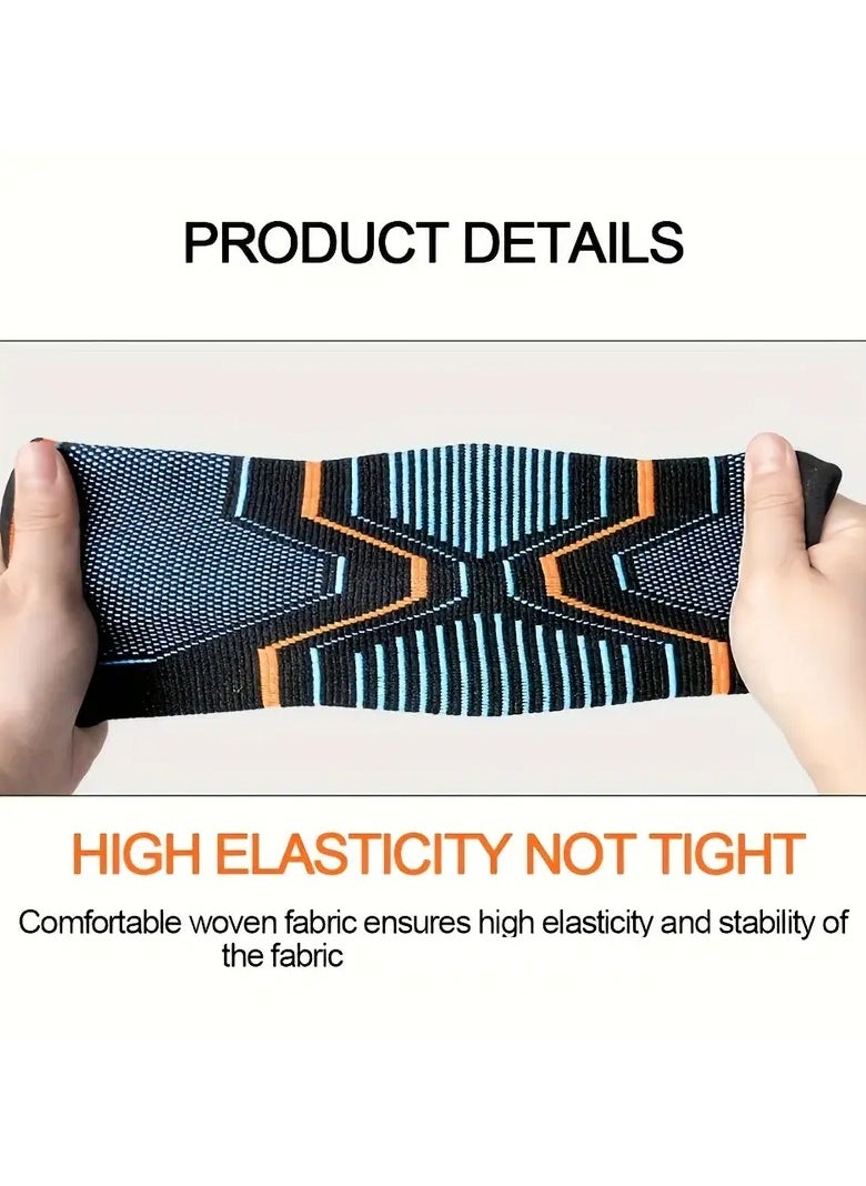 Goolsky 1pc Breathable Nylon Compression Ankle Sleeve for Basketball and Running, Elastic Sports Ankle Support, Left/Right Foot  - Image 3
