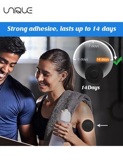 Unique Freestyle Adhesive Patch, 25 PCS Good for Libre– Enlite – Guardian –Pre-Cut Back Paper Waterproof Libre2/3 Sensor Covers（Black）  - Image 5