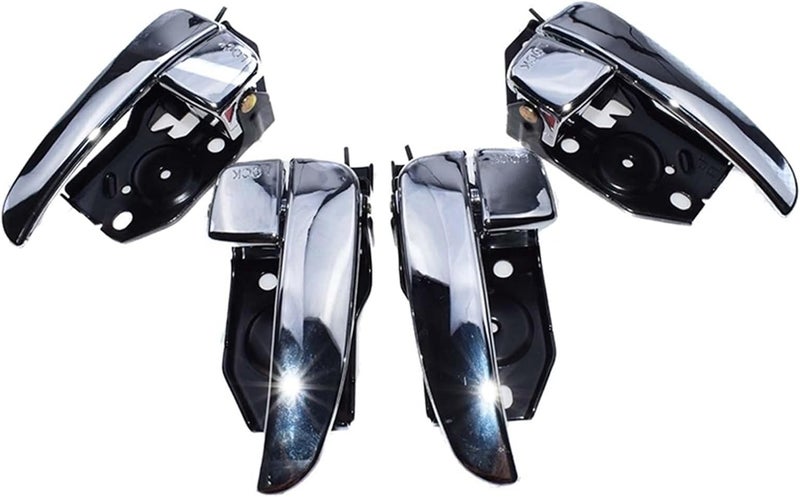 QASULER 4PCS Chrome Door Handles for Hyundai Sonata - Image 1
