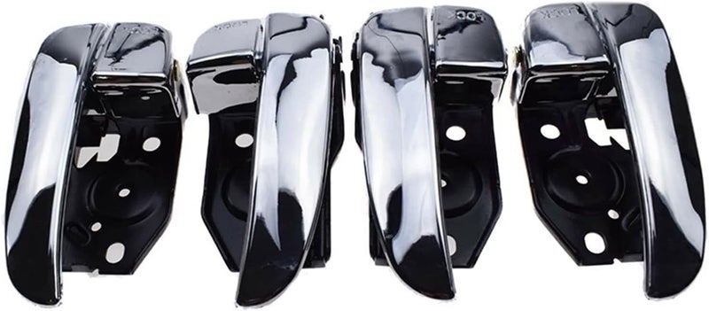 QASULER 4PCS Chrome Door Handles for Hyundai Sonata - Image 2