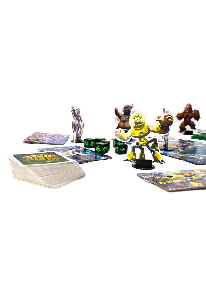 IELLO: King of Tokyo, New Edition, Strategy Board Game, Space Penguin Included in the Box, For 2 to 6 Players, 30 Minute Play Time, For Ages 8 and Up - Image 3