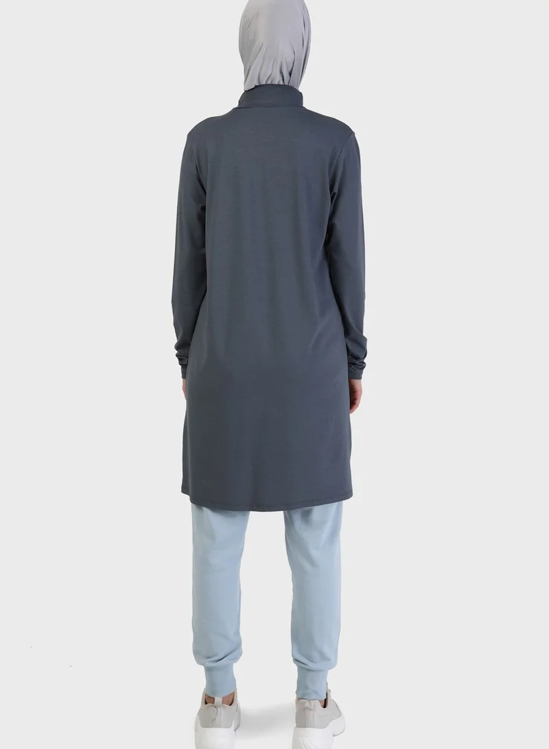 Refka by modanisa High Neck Knitted Tunic