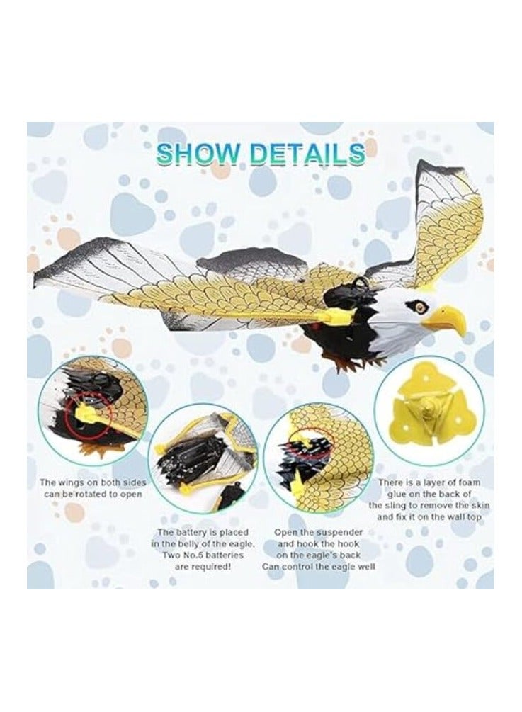 MIRFA Electronic Simulation Flying Bird Interactive Toys for Cats - Image 2