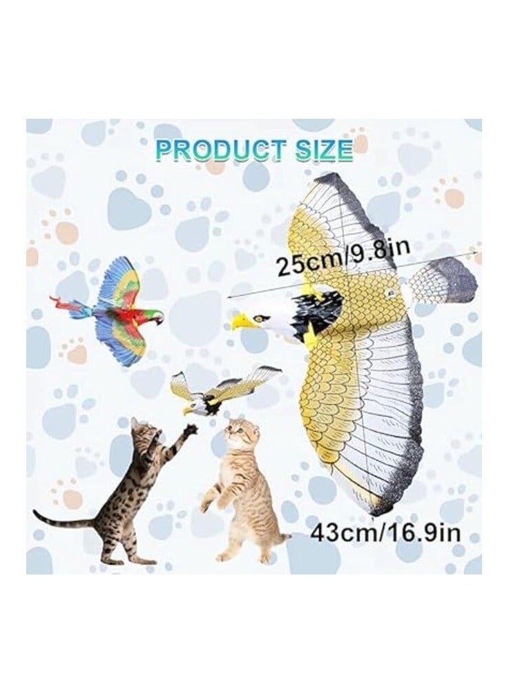 MIRFA Electronic Simulation Flying Bird Interactive Toys for Cats - Image 3