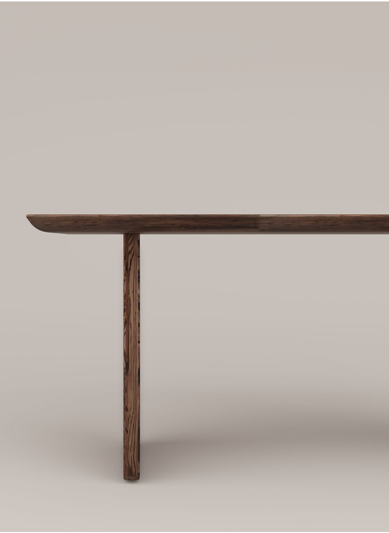 Slab House - Edge Collection - Solid Oak Timber 8-10 Seater Table - Image 1