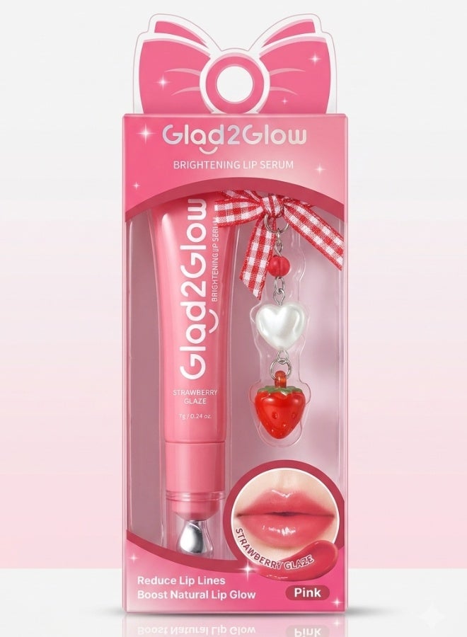 Brightening Lip Serum 7 g Hydrating Moisturizing Lip Care Serum Lip Repair Treatment Soft Smooth Pink Glow Lips