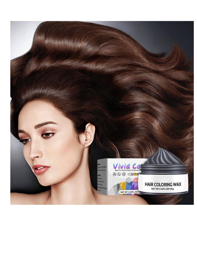 Excefore Temporary Hair Wax, Temporary Hair Color for Dark & Light Hair, Natural Washable Temporary Hair Color, for Kids Girls Women & Men Dark Hair, Party, Cosplay, Festival (Black) - Image 2