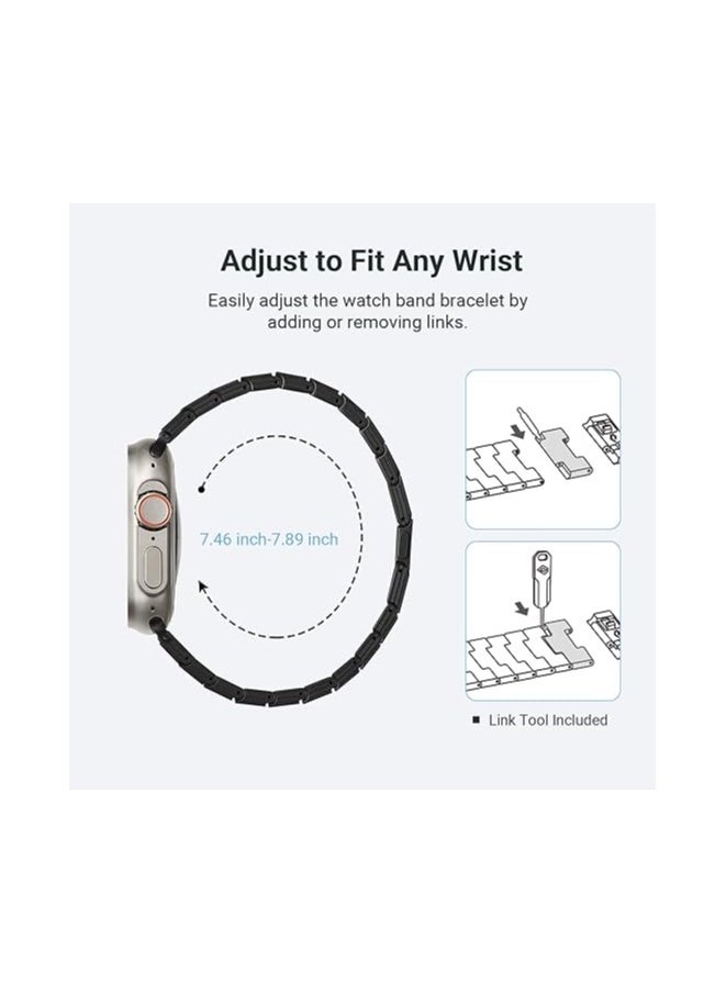 PITAKA - PITAKA Apple Watch Band Compatible with Apple Ultra/SE/9/8/7/6/5/4/3/2/1, Adjustable with Aramid & 100% Carbon Fiber Apple Watch Band - Modern Rhapsody - Image 1