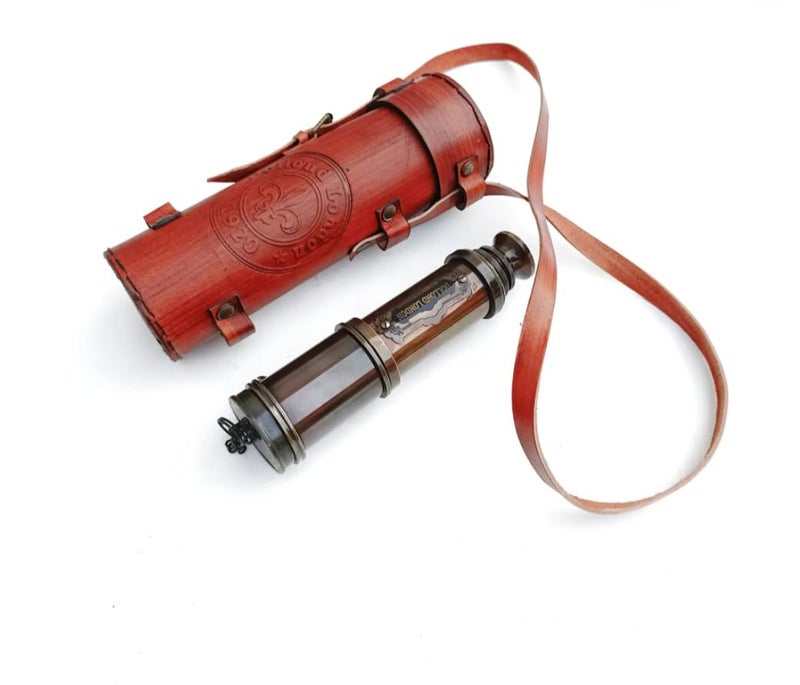 Engraved Brass Telescope Pirates Spyglass Boating Gift Graduation Gifts for Husband - Image 3