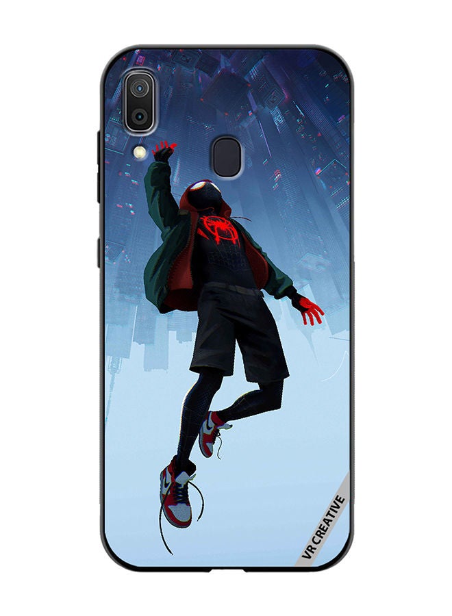 VR CREATIVE Protective Case Cover For Samsung Galaxy A30 Spiderman Design Multicolour - Image 1