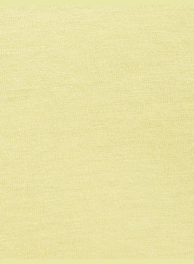 KOTON Slogan Printed Crew Neck Short Sleeve Cotton T-Shirt