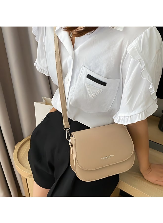 Women's Simple and Fashionable Shoulder Bag, Ladies PU Leather Crossbody Bag Sling Bag Side Bag Carry Bag, Portable Mobile Phone Bag Small Bag Satchel Bag Coin Purse for Girls/College Students  - Image 5