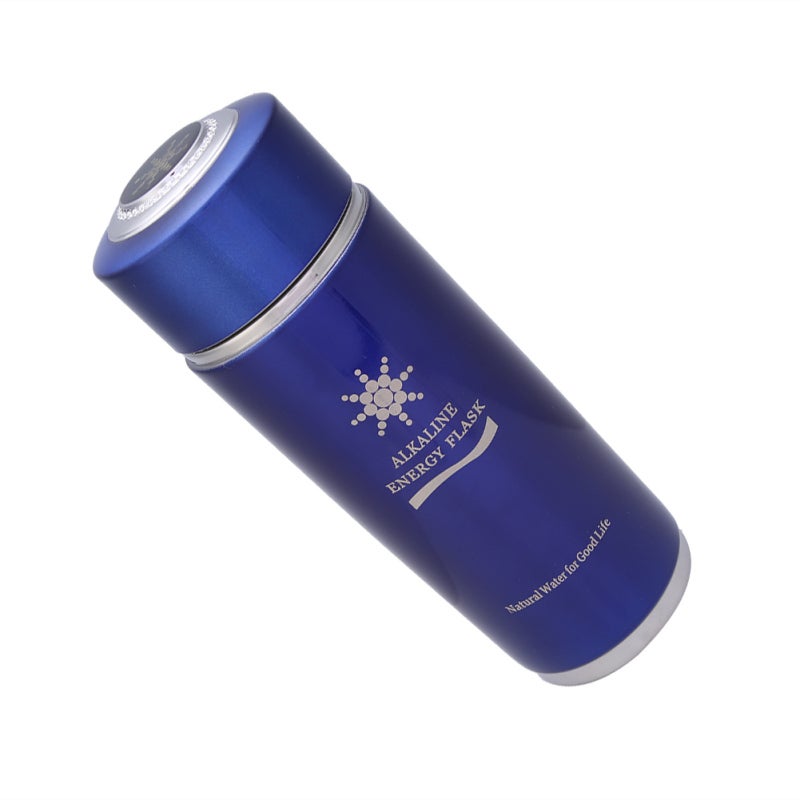 Alkaline Water Bottle: Blue Stainless Portable Water Ionizer - Boost Metabolism Enhance Immunity for Daily Health & Hydration - Image 3