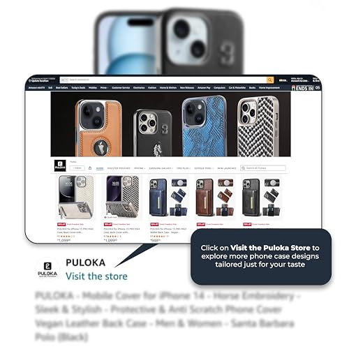 PULOKA -Multifunctional Phone Pouch - Vegan Leather - Portable Travel Holster Bag with Waist Belt - Carry Phones Upto 6", Cards, Cash - for Outdoor Sports, Hiking, Cycling, Travelling - Brown - Image 5