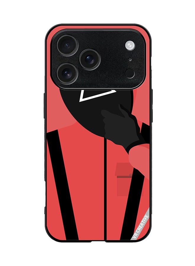 VR CREATIVE Protective Case Cover For Apple iPhone 17 Pro Squid Game Soldier Design Multicolour