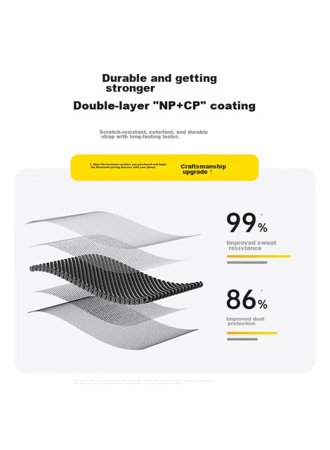 Stiger Compatible Apple Watch Band, Milanese Loop For Apple Iwatch S10/9/8/7/Se/Ultra2, Magnetic Strap [38/40/41/42Mm] - Image 2