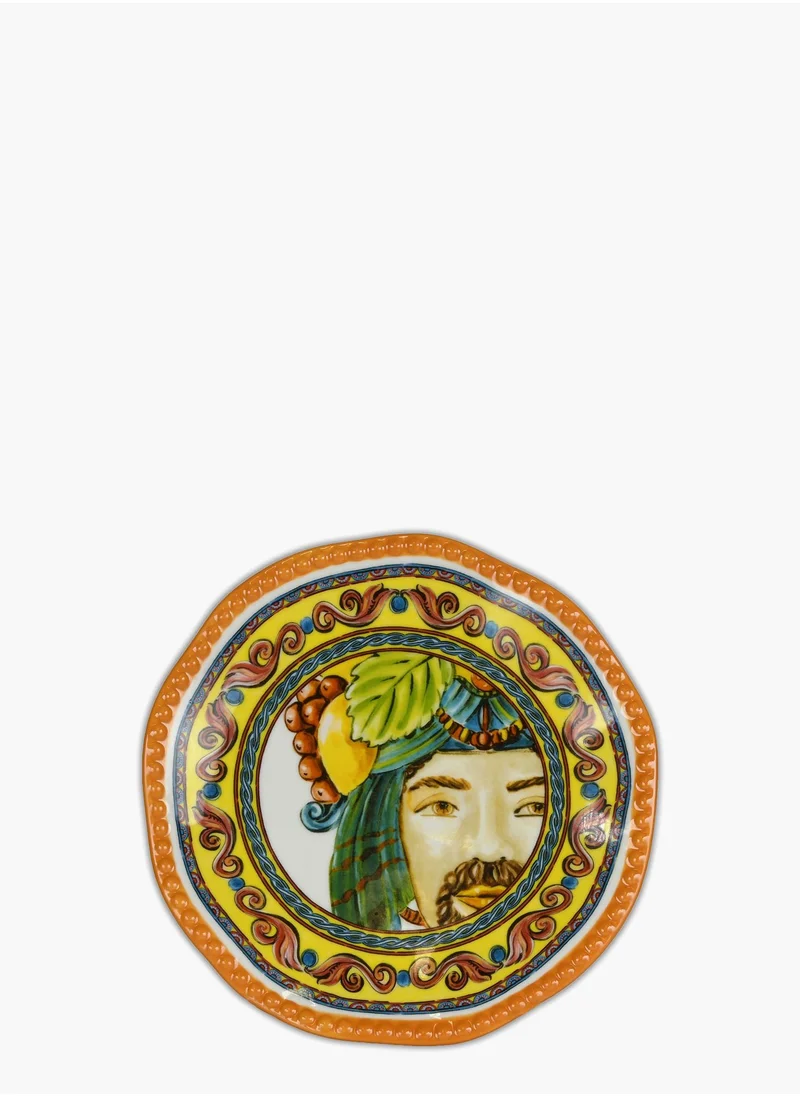 باتشي ميلانو 6 Pcs Trinacria Porcelain Dessert Plate Set