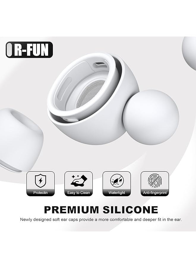 erorex - 4 Pairs Replacement Ear Tips Compatible With Airpods Pro 2Nd 1St Generation With Cleaning Kit Silicone Ear Tips With Noise Reduction Hole For Airpods Pro Charging Case XSML - Image 1