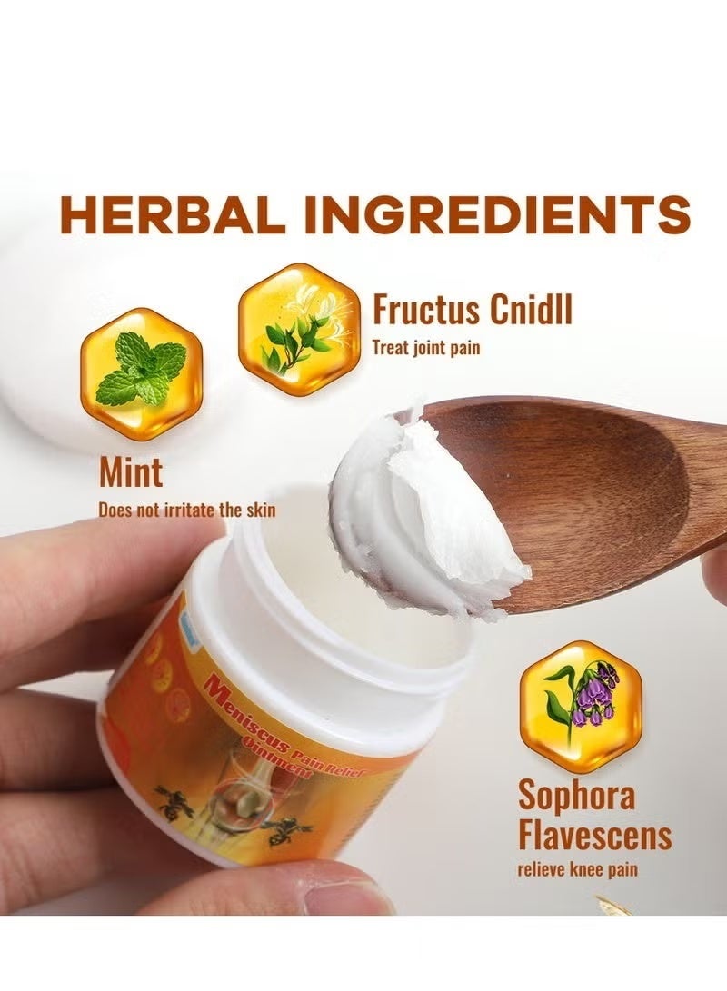 Sumifun Bee venom pain relief cream, fast-absorbing ointment for joint and knee pain relief, gentle soft articular cartilage treatment cream, medicated bandage for relieving muscle pain in the knee joint and arthritis. - Image 3