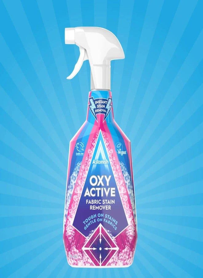 Astonish OXY ACTIVE Fabric Stain Remover| Fast Acting, Pink Blossom, 750ml| Smart Living Product - Image 2