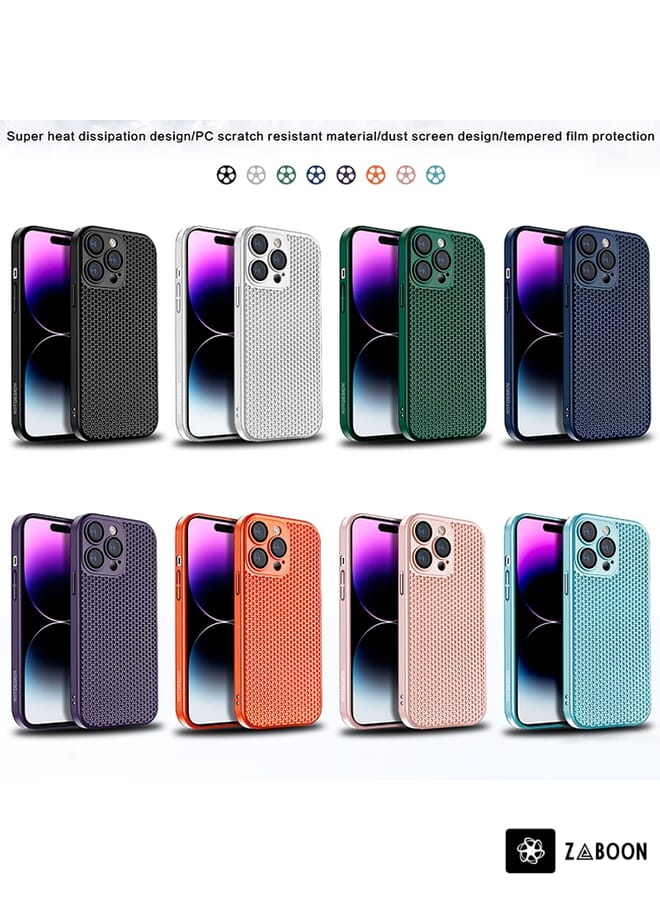 Zaboon Protective Case For iPhone 13 Pro Honeycomb Radiating PC - Image 2