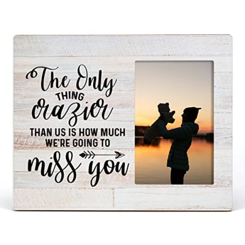 Coworker Leaving Gift Wooden Picture Frame, We Will Miss You Wood Photo Frame Gifts Idea for Neighbor Moving Colleague Going Away, Tabletop and Wall Mounting, 4x6 Photo - Image 2