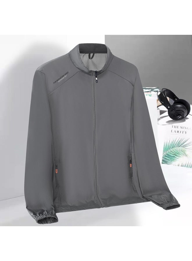 Song Feng Ya Sun Protection Clothing Men's Summer Casual Thin Breathable Ice Silk Sun Protection Clothing Outdoor Fishing Riding Quick-drying Sportswear Trendy - Image 1