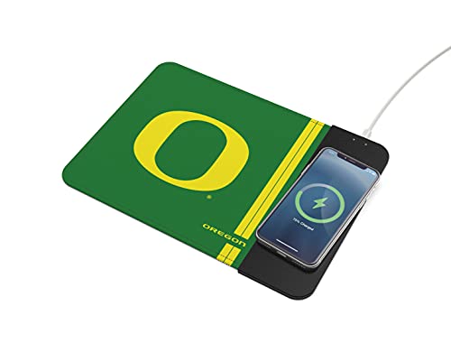 SOAR NCAA Wireless Charging Mouse Pad, Oregon Ducks - Image 1
