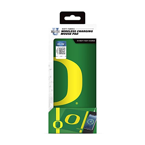 SOAR NCAA Wireless Charging Mouse Pad, Oregon Ducks - Image 3