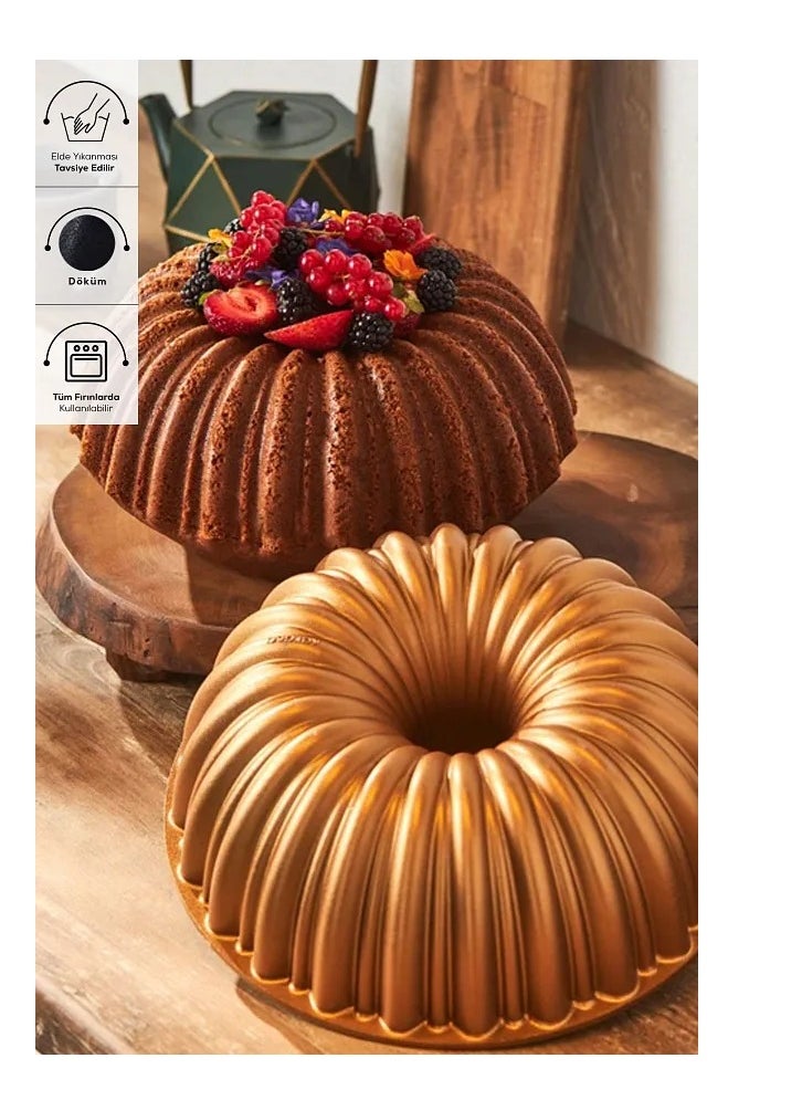 eBasket - 24cm Teflon-coated non-stick aluminum hollow round cake pan - Image 1