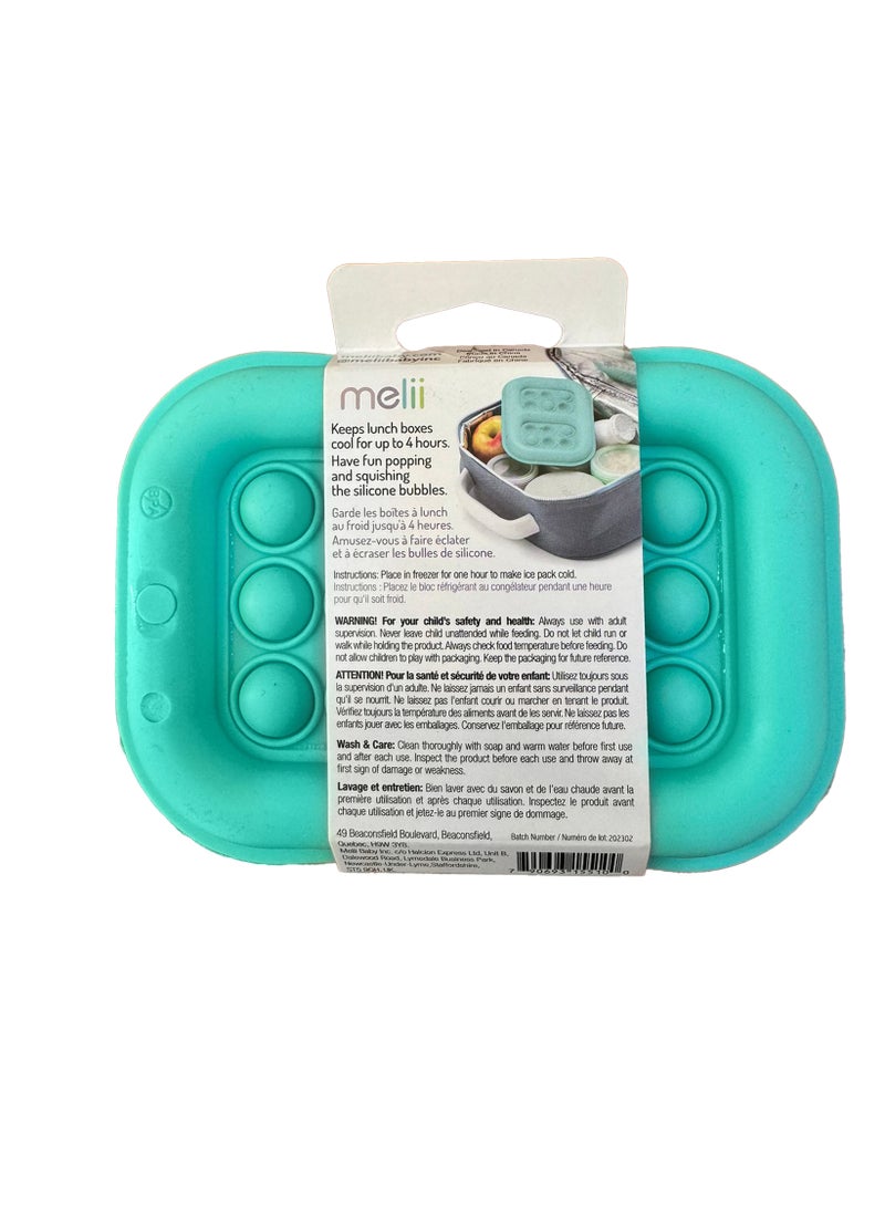 melii Pop It Ice Pack For Kids Dual Purpose Fidget Toy And Cooling Solution Reusable Slim Design Keeps Meals Fresh For Up To 4 Hours - Image 3