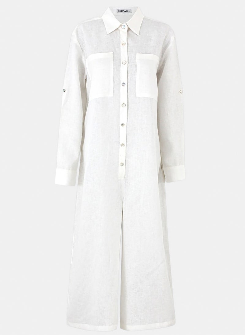 The Linen Jumpsuit.