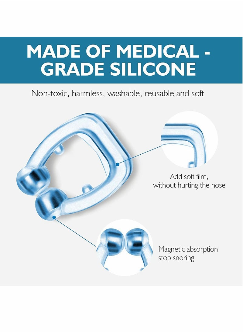 SYOSI Snore Stopper Clipple Anti Snoring Device Silicone Nose Clip Magnetic Nasal Dilator Provide The Effective Solution to Stop 4PCS  - Image 5