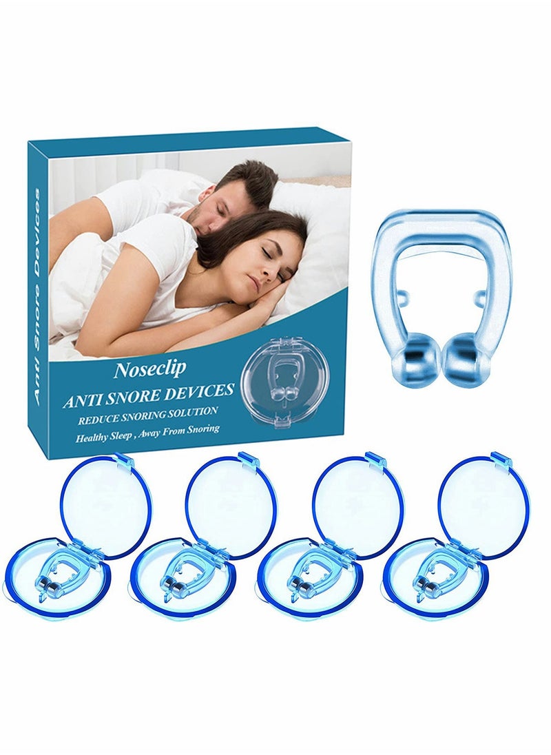 SYOSI Snore Stopper Clipple Anti Snoring Device Silicone Nose Clip Magnetic Nasal Dilator Provide The Effective Solution to Stop 4PCS  - Image 1